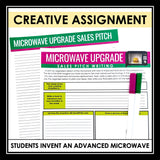 Nonfiction Reading Comprehension Article and Activities - Microwave Invention