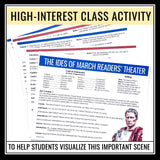 Julius Caesar Reader's Theater Script for Act 3 Scene 1 of Shakespeare's Play