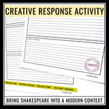 Julius Caesar Police Report Creative Writing Assignment for Shakespeare's Play