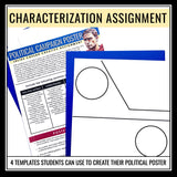 Julius Caesar Political Campaign Poster Creative Project for Shakespeare's Play