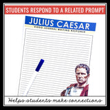 Julius Caesar Writing Prompts - Videos & Journal Writing Topics - Shakespeare