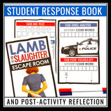 Lamb to the Slaughter Escape Room Activity – Roald Dahl Short Story Reading Game