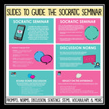 Socratic Seminar - Life on Social Media Discussion Slides, Organizers & Handouts