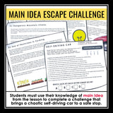 Main Idea and Supporting Details Presentation & Nonfiction Reading Activity