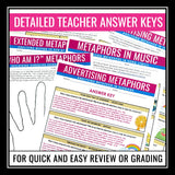 Metaphor Activities, Assignments & Slides Literary Devices & Figurative Language