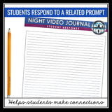 Night by Elie Wiesel Writing Prompts - Video Clips and Journal Writing Topics