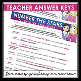 Number the Stars by Lois Lowry Figurative Language Assignments and Answer Keys