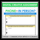 Nonfiction Reading Comprehension Digital Article & Activities - Communication