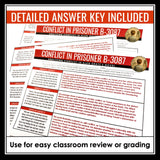 Prisoner B-3087 Alan Gratz - Analyzing Conflict Types Presentation & Activity