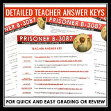 Prisoner B-3087 by Alan Gratz Figurative Language Assignments and Answer Keys
