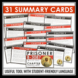 Prisoner B-3087 Chapter Summaries - Plot Summary Cards for Alan Gratz's Novel