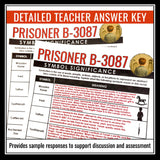 Prisoner B-3087 by Alan Gratz Symbolism Activity - Analyze Symbols in the Novel