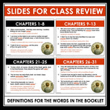 Prisoner B-3087 by Alan Gratz Vocabulary Booklet, Presentation, and Answer Key