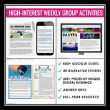 Reading Mysteries Program - Full Year Close Reading ELA Activities - Digital