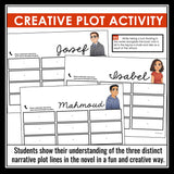Refugee by Alan Gratz Activity - Creative Plot Diagram Game for the Novel