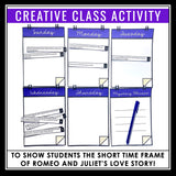 Romeo and Juliet Plot Activity - Calendar Plot Structure in Shakespeare's Play