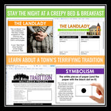 Halloween Short Story Digital Unit Plan - Scary Stories Lessons & Activities