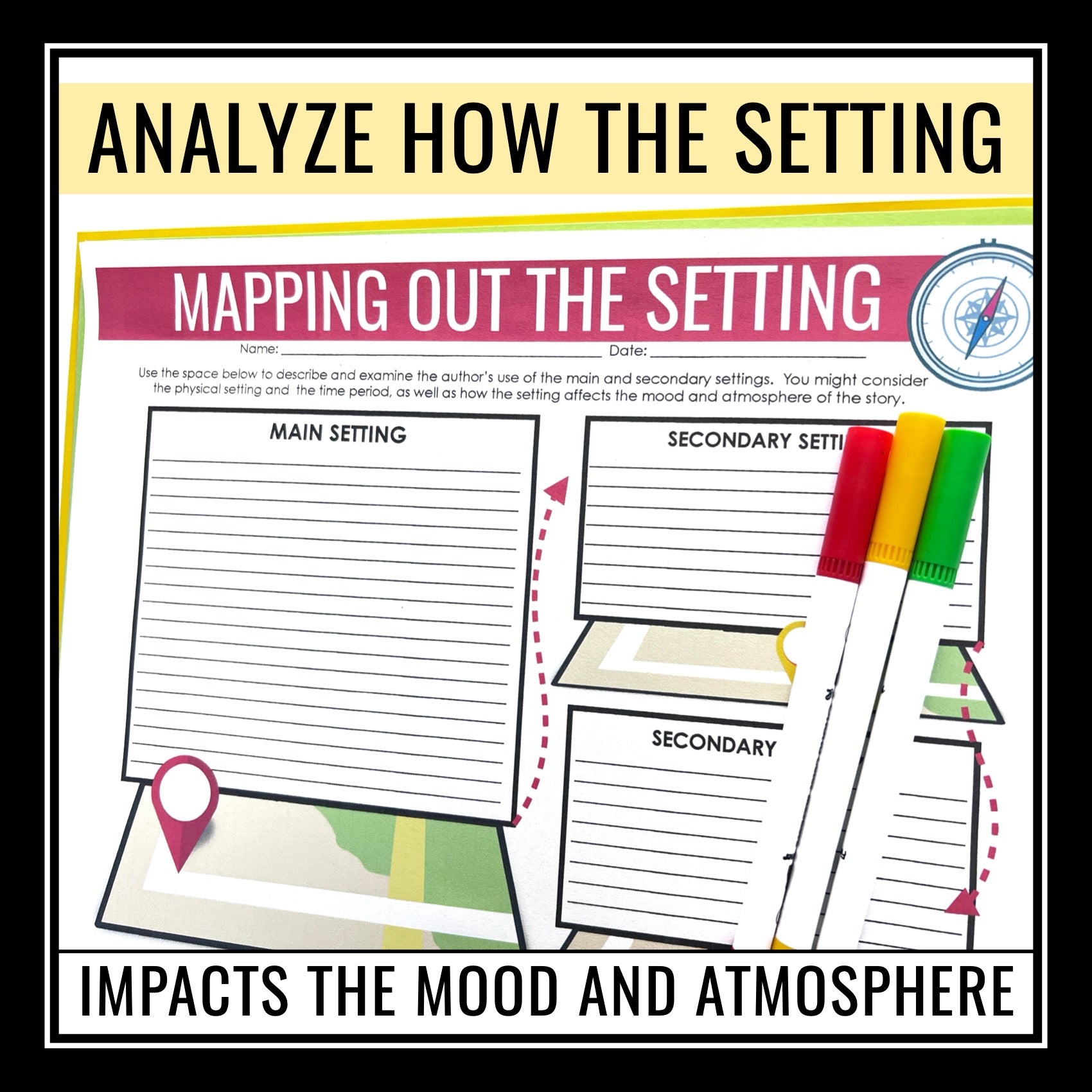 Setting Assignment for Any Novel or Short Story - Story Elements 