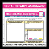 Nonfiction Reading Comprehension Digital Article and Activities - Homework