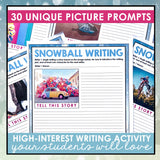 Writing Activity - Snowball Writing Collaborative Narrative Classroom Activity