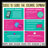 Socratic Seminar - Social Media Age Limits Slides, Graphic Organizers & Handouts