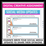 Nonfiction Reading Comprehension Digital Article & Activities - Social Media