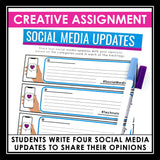 Nonfiction Reading Comprehension Article and Activities - Social Media Effects