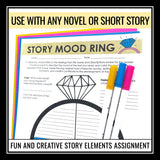 Mood Assignment For Any Novel or Short Story - Story Elements Activity