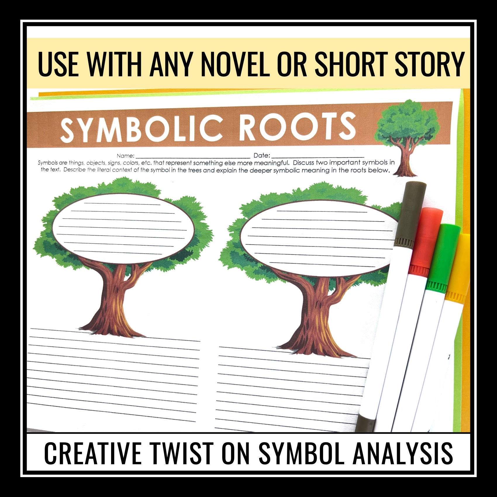 Symbolism Assignment For Any Novel or Short Story - Literary