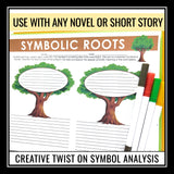 Symbolism Assignment For Any Novel or Short Story - Literary Elements Activity