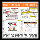 Escape Room Team Building Game - The Classroom Floor is Lava - Digital Print