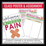 The Giver Activity - A World Without Pain Article and Novel Assignment