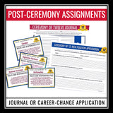 The Giver Ceremony of Twelve Activity - Novel Simulation of the Ceremony of 12