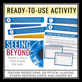 The Giver Activity - Seeing Beyond Optical Illusion Activity for the Novel