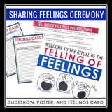 The Giver Activity - The Telling of Feelings Ceremony Novel Simulation Activity