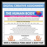 Nonfiction Reading Comprehension Digital Article & Activities - The Human Body