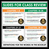 The Maze Runner Vocabulary Booklet, Presentation, and Answer Key