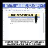 The Pedestrian by Ray Bradbury - Short Story Slides and Digital Assignments
