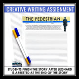 The Pedestrian by Ray Bradbury - Short Story Slides, Assignments, & Activities