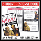 The Tell-Tale Heart Escape Room Activity - Breakout Game for Edgar Allan Poe Short Story