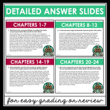The Westing Game Reading Questions - Comprehension & Analysis Chapter Questions