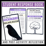 To Kill a Mockingbird Escape Room Novel Activity - Breakout Review for the Book