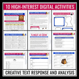 Touching Spirit Bear Unit Plan - Ben Mikaelsen Novel Study Reading - Digital