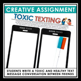 Nonfiction Reading Comprehension Article and Activities - SEL Toxic Friendships