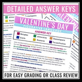 Valentine's Day Figurative Language Stories Assignments - Literary Devices