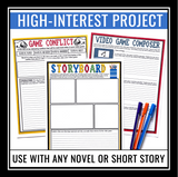 Short Story Novel Creative Assignment: Turn a Story into a Video Game Project
