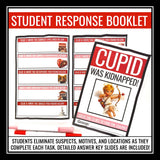 Valentine’s Day Mystery Activity – Who Kidnapped Cupid? Creative ELA Skills Game