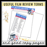Movie Review Writing - Presentation and Activities for Writing a Film Review