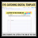 First Day of School Digital Activity - Back to School Writing to My Future Self