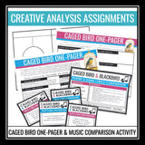Caged Bird by Maya Angelou - Poetry Lesson, Slides, Assignments, and Activities
